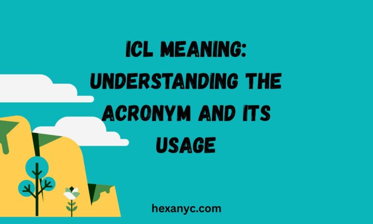 ICL Meaning