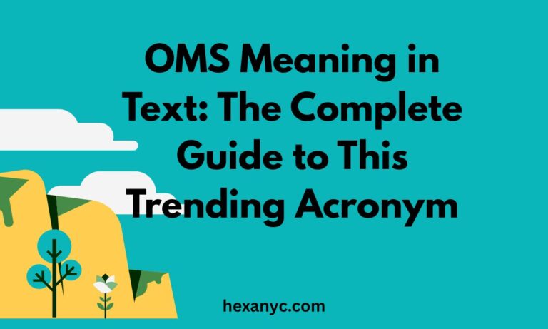 OMS Meaning in Text