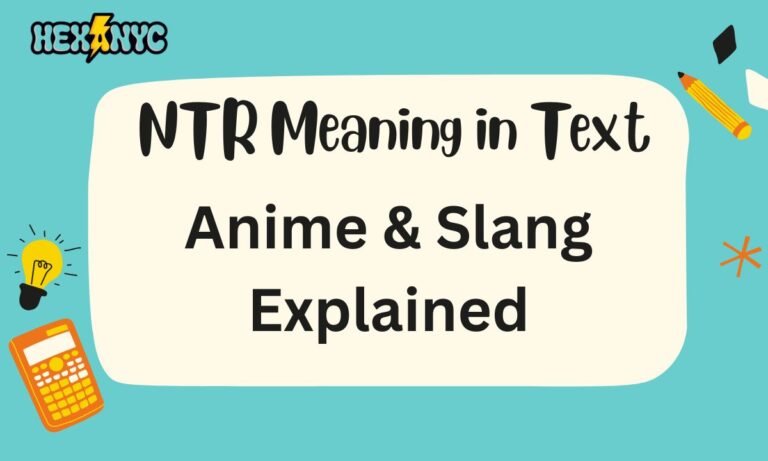 NTR Meaning in Text