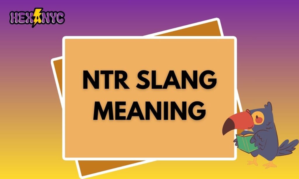 NTR Slang Meaning